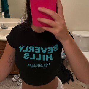Garage Women's Black Crop-top